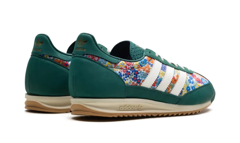 More Adidas Shoes SL 72 OG WMNS 'Liberty London Collegiate Green' 