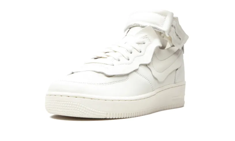 Nike Lifestyle Air Force 1 Mid 'Comme des Garcons White' 