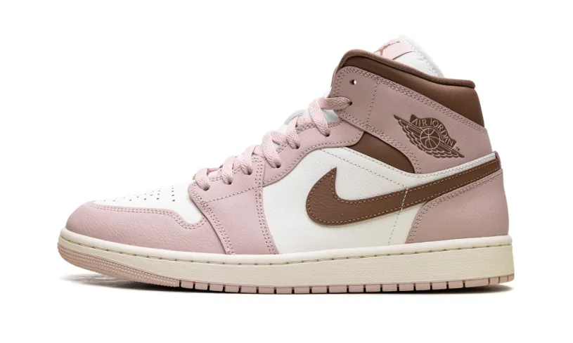 Air Jordan 1 Jordan 1 Mid WMNS 'Pink Oxford Brown' 