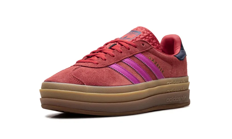 Adidas Gazelle Gazelle Bold WMNS 'Red Semi Lucid Fuchsia' 