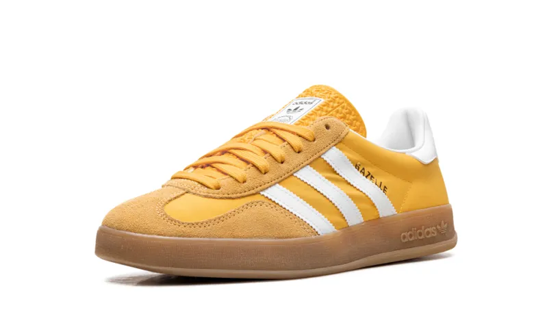 More Adidas Shoes Gazelle Indoor 'Crew Yellow Gum' 
