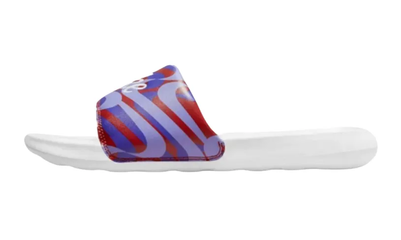 Nike Lifestyle Victori One Slide Print WMNS 'Cinnabar White'