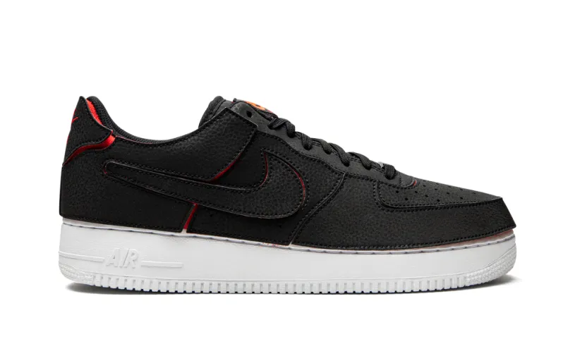 Nike Lifestyle Air Force 1 1 'Black Chile Red' 