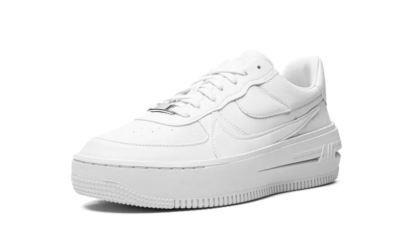 Nike Lifestyle AIR FORCE 1 PLT.AF.ORM MNS WMNS 'Triple-White' 