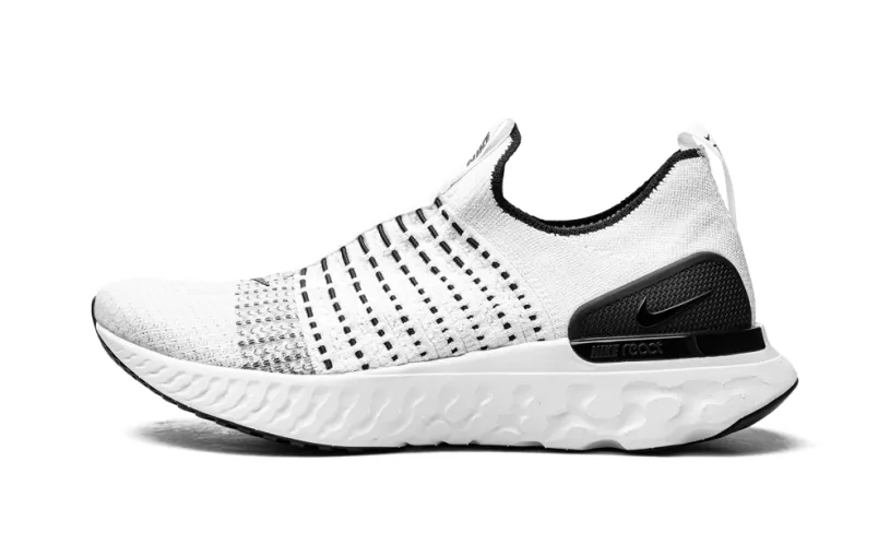 Nike Lifestyle React Phantom Run Flyknit 'White/White-Black-Pure Platinum'