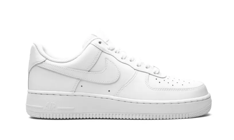 Nike Lifestyle AIR FORCE 1 LO '07 MNS WMNS 'White on White' 