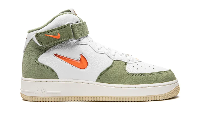 Nike Lifestyle Air Force 1 Mid QS 'Jewel Oil Green' 