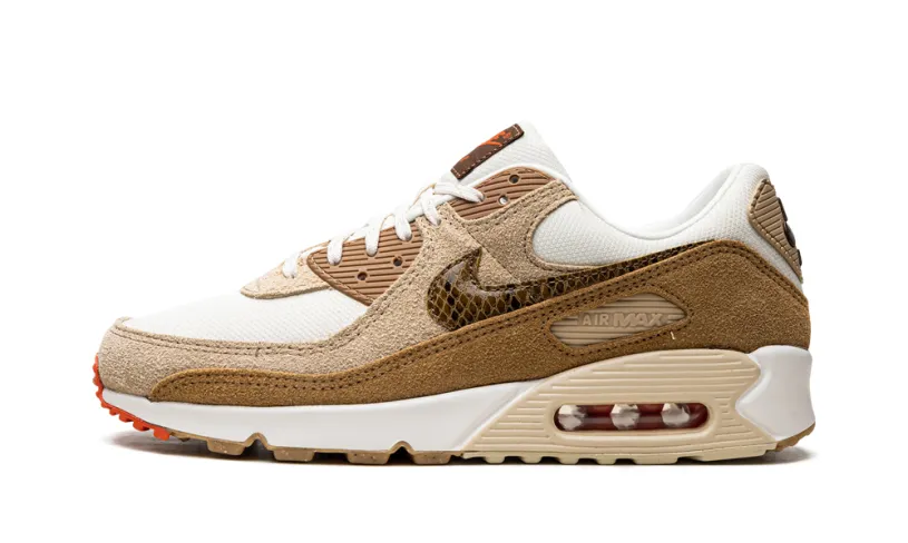 Nike Air Max AIR MAX 90 WMNS 'Pale Ivory Snakeskin Swoosh' 