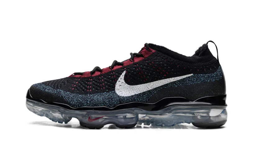 Nike Lifestyle Air VaporMax 2023 Flyknit 'Black Red Universtiy Blue' 