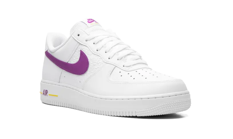 Nike Lifestyle Air Force 1 Low EMB 'Bold Berry Lakers' 