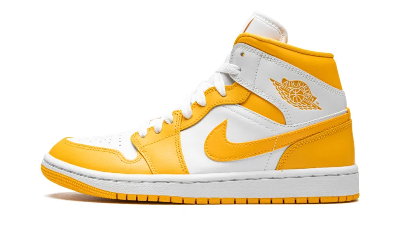 Air Jordan 1 JORDAN 1 MID WMNS 'White / University Gold'