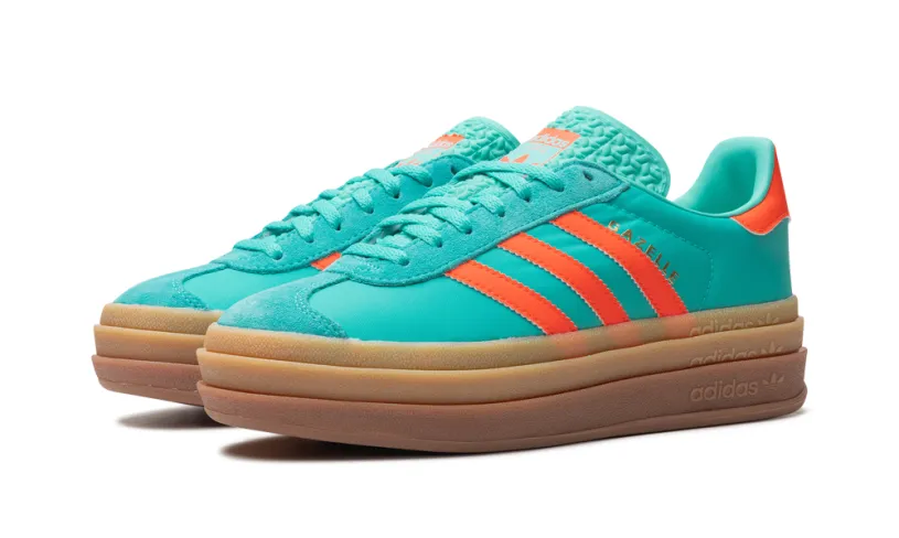 Adidas Gazelle Gazelle Bold WMNS 'Mint Rush Impact Orange' 