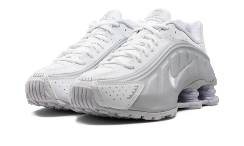 Nike Lifestyle Shox R4 WMNS 'White Metallic Platinum'