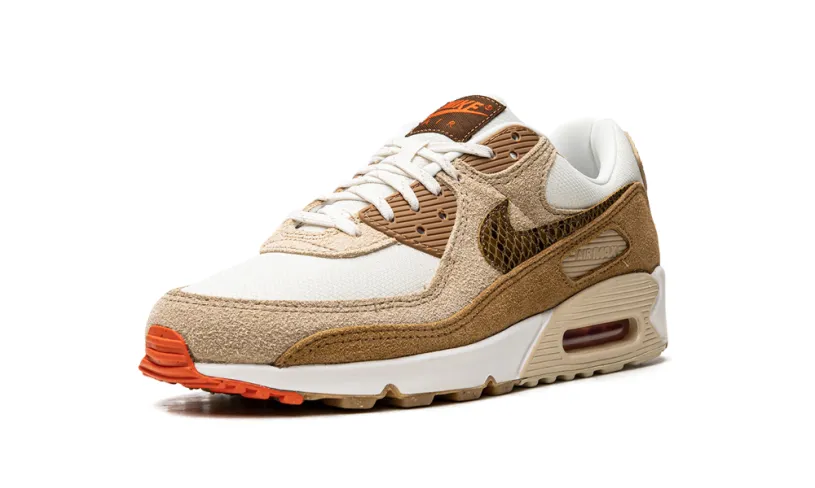 Nike Air Max AIR MAX 90 WMNS 'Pale Ivory Snakeskin Swoosh' 