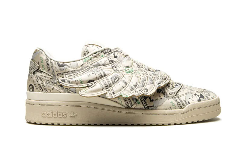More Adidas Shoes x Jeremy Scott x Forum Lo Wing 'Money' 