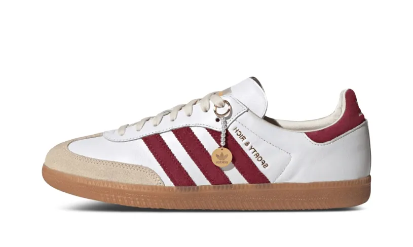 Adidas Samba Samba OG 'Sporty & Rich - White Core Burgundy' 