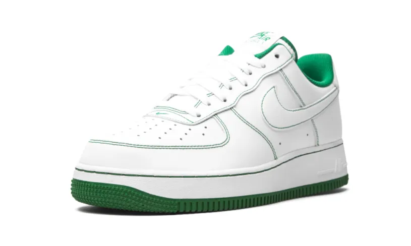 Nike Lifestyle Air Force 1 Low '07 'Contrast Stitch - White   Pine Green' 