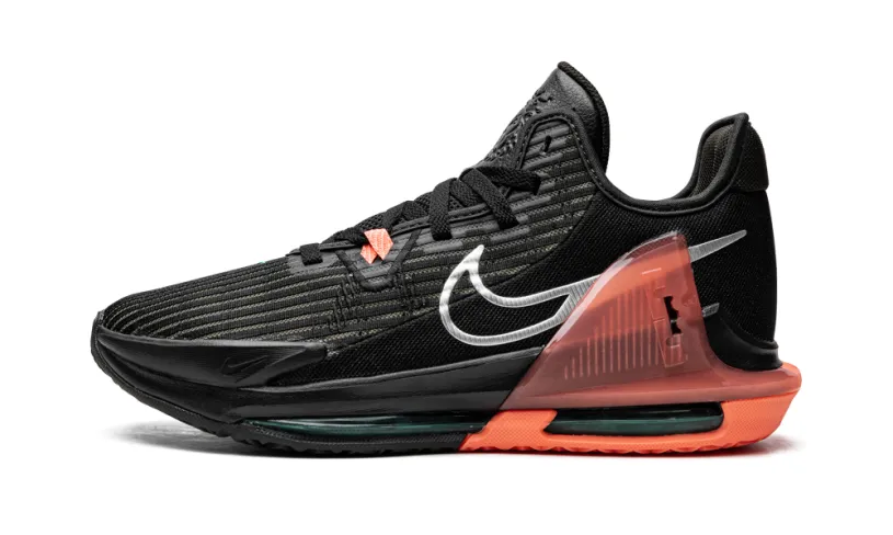Nike Basketball LeBron Witness VI 'Black Crimson Pulse'
