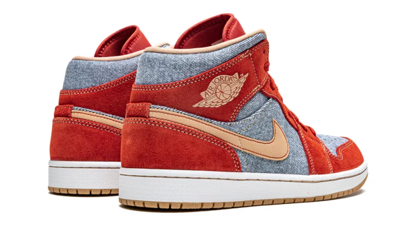 Air Jordan 1 Air Jordan 1 Mid SE 'Denim Red Suede'