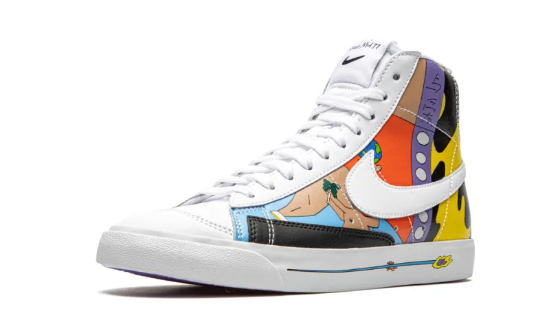 Nike Basketball Flyleather Blazer '77 QS 'Ruohan Wang' 