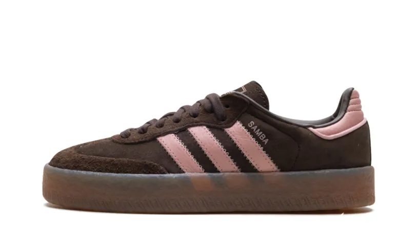 More Adidas Shoes Sambae WMNS 'Dark Brown Wonder Mauve'