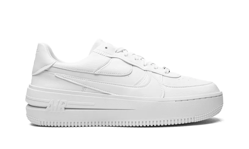 Nike Lifestyle AIR FORCE 1 PLT.AF.ORM MNS WMNS 'Triple-White' 