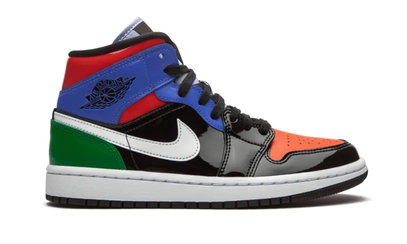 Air Jordan 1 AIR JORDAN 1 MID SE WMNS 'Multicolor Patent' 