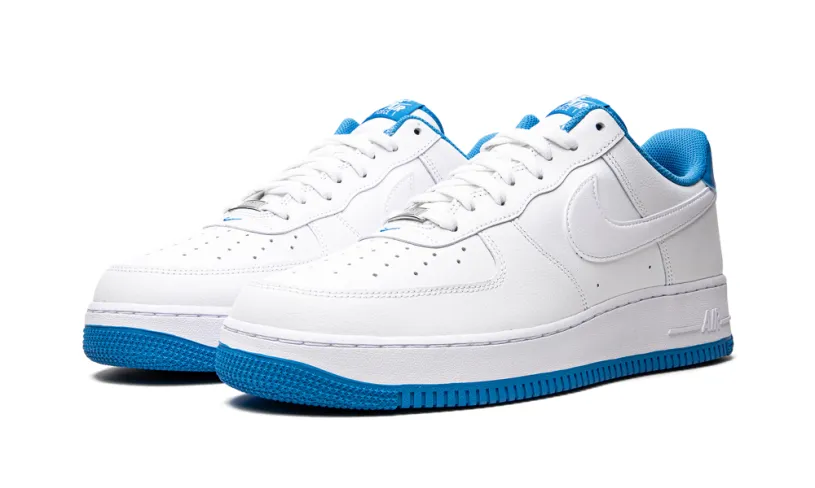 Nike Lifestyle Air Force 1 '07 'White   Light Photo Blue' 