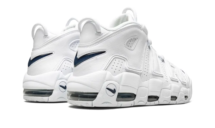 Nike Basketball Air More Uptempo 'White   Midnight Navy' 