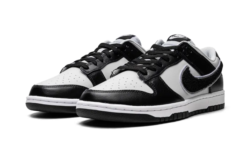 Nike Dunk Dunk Low 'Chenille Swoosh Black Grey' 