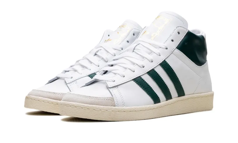 More Adidas Shoes Jabbar Hi 'White Collegiate Green Off White'