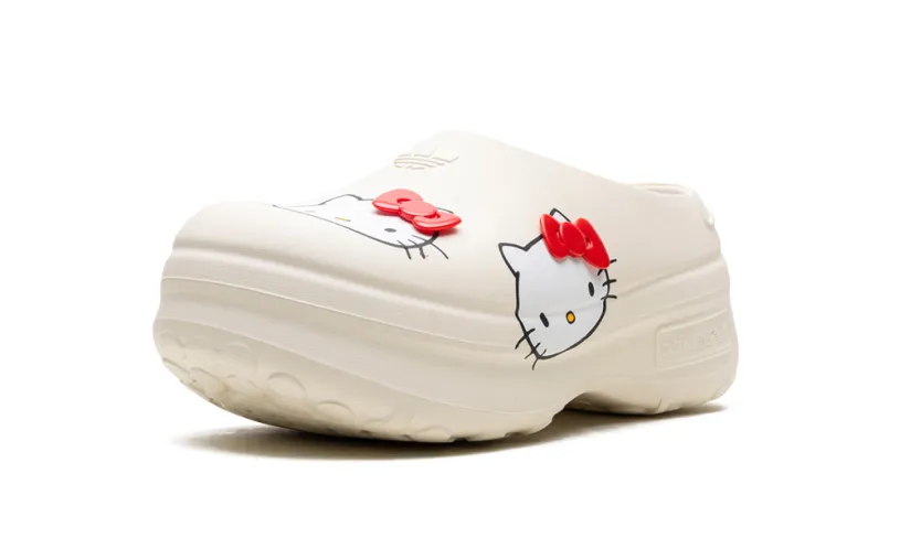 More Adidas Shoes adiFOM Stan Smith Mules WMNS 'Hello Kitty Off White Red Cloud White' 