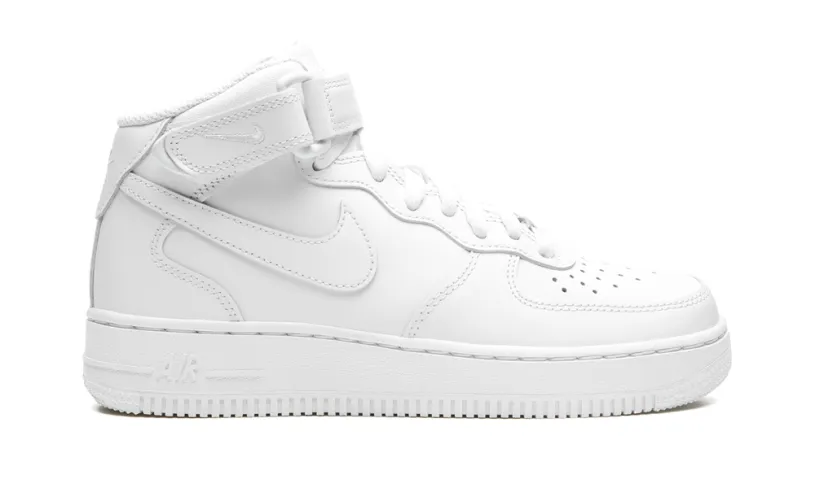 Nike Lifestyle AIR FORCE 1 '07 MID MNS WMNS 'Triple White' 