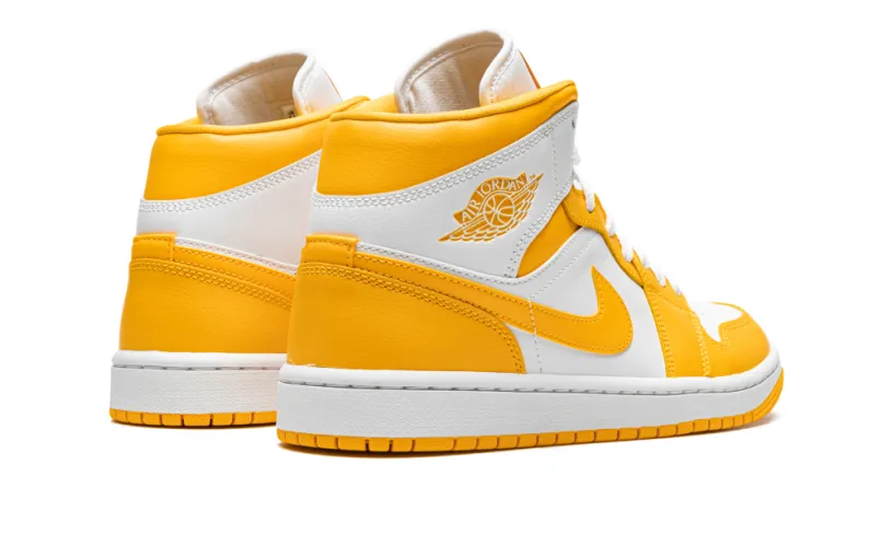 Air Jordan 1 JORDAN 1 MID WMNS 'White   University Gold' 