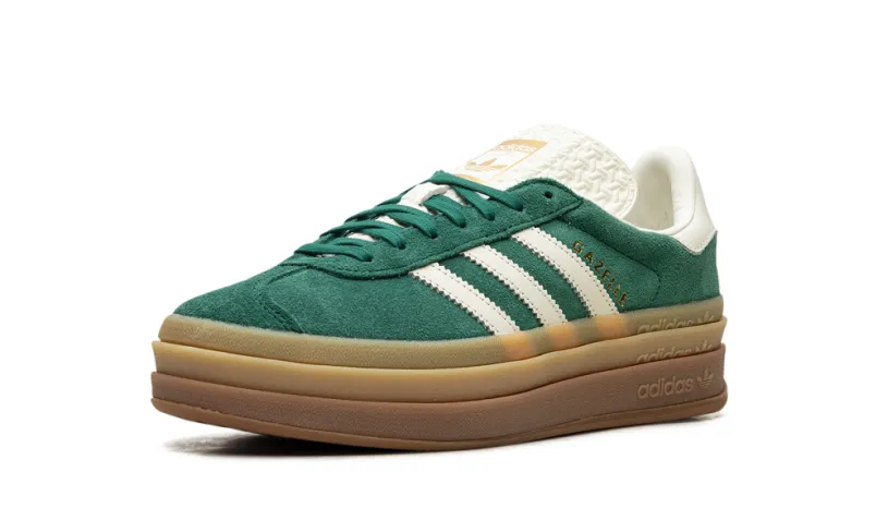 Adidas Gazelle Gazelle Bold WMNS 'Green   White   Gold' 