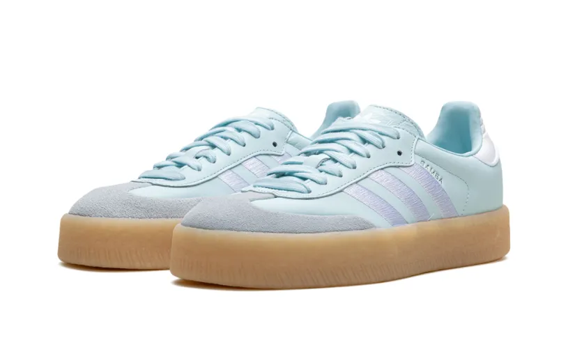 Adidas Samba Sambae WMNS 'Almost Blue Silver Metallic Gum'