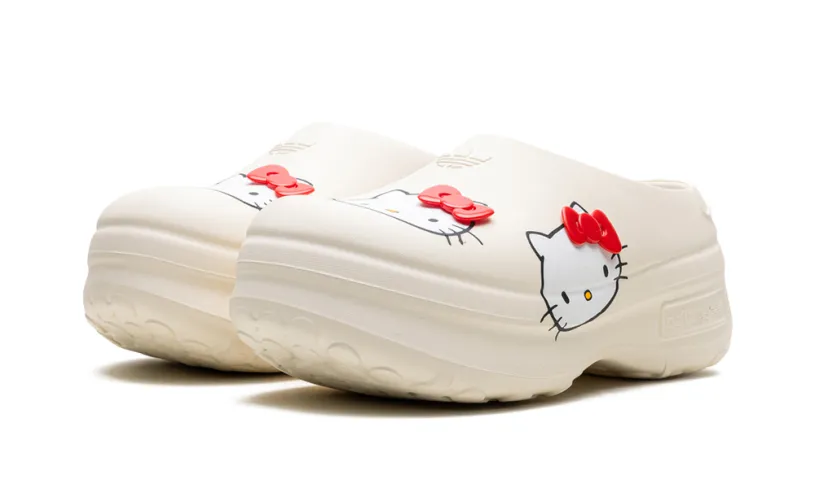 More Adidas Shoes adiFOM Stan Smith Mules WMNS 'Hello Kitty Off White Red Cloud White' 