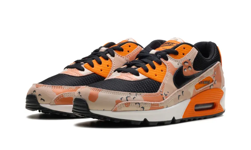 Nike Air Max Air Max 90 Premium 'Bio Beige   Safety Orange   Phantom   Black' 