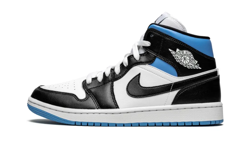 Air Jordan 1 AIR JORDAN 1 MID WMNS 'Black   White   University Blue' 