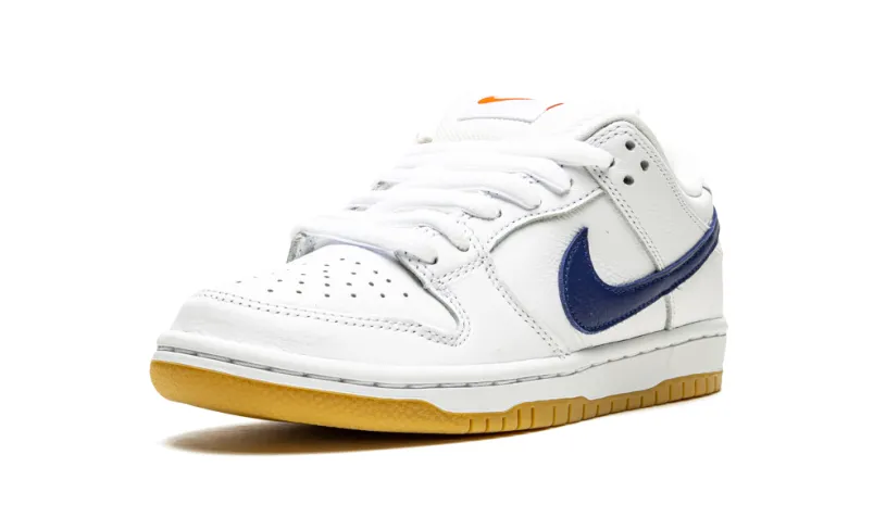 Nike SB SB Dunk Low Pro Iso 'Orange Label - White   Navy' 