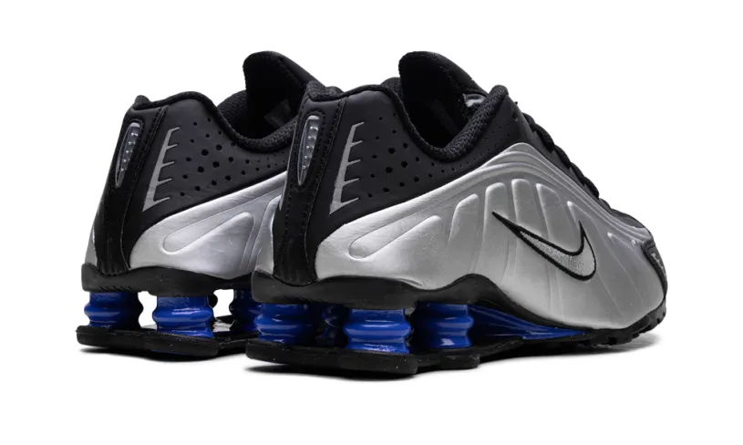 Nike Lifestyle Shox R4 WMNS 'Metallic Silver Black Racer Blue' 