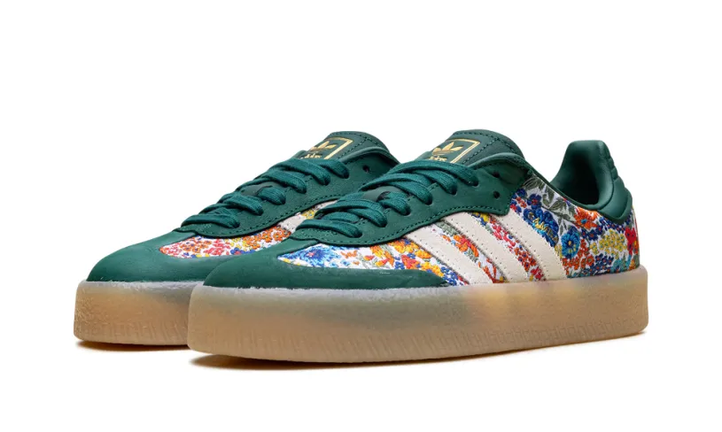 More Adidas Shoes Sambae WMNS 'Liberty London Collegiate Green' 