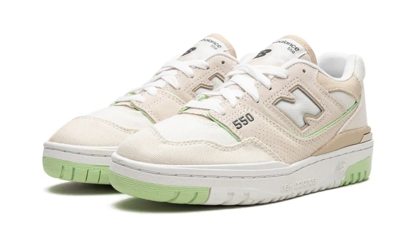 New Balance 550 550 WMNS 'Turtledove Green Aura'