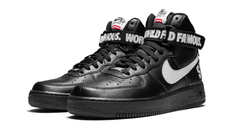 Nike Lifestyle Air Force 1 High Supreme SP 'Black'