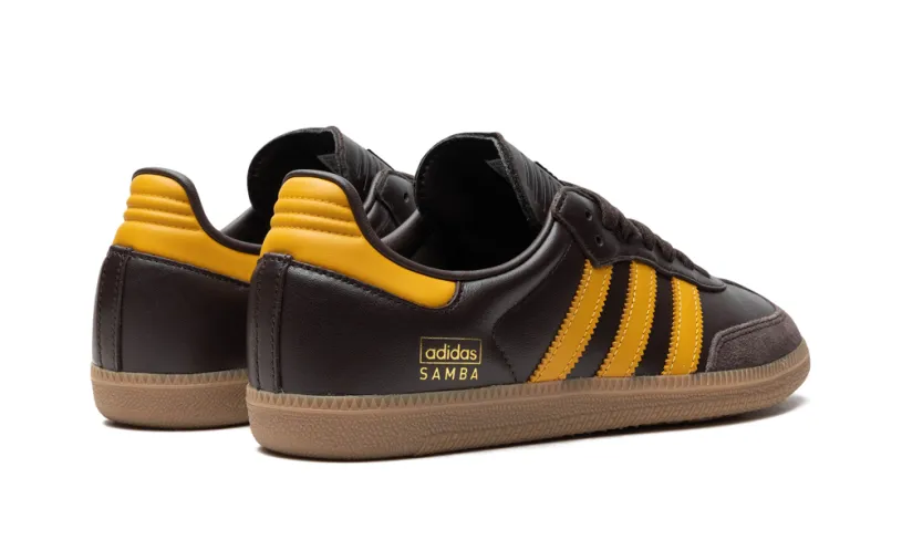 Adidas Samba Samba OG 'Dark Brown Preloved Yellow' 
