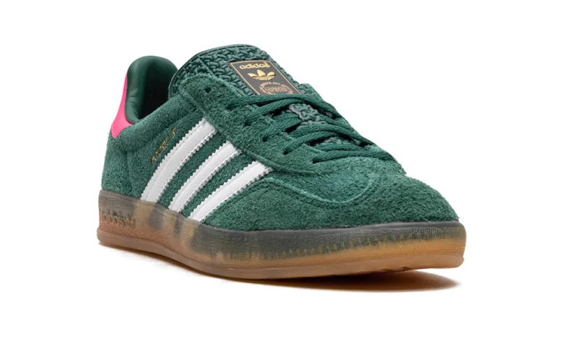 Adidas Gazelle GAZELLE INDOOR WMNS 'Collegiate Green   Lucid Pink' 