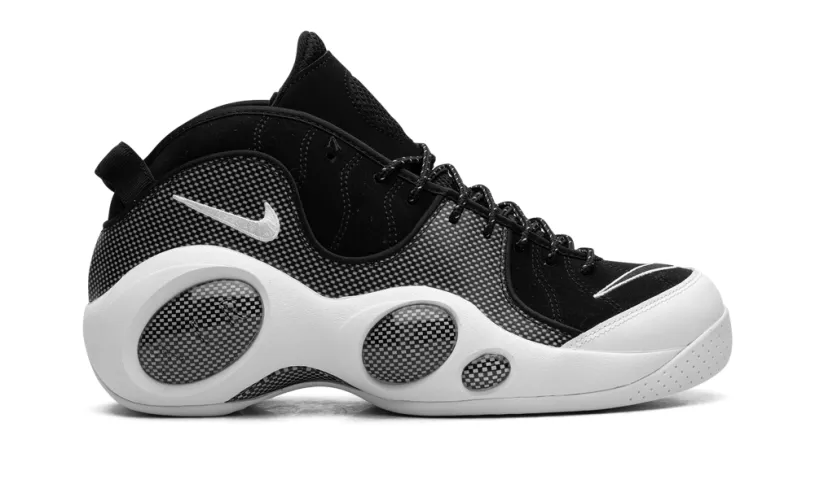 Nike Basketball Air Zoom Flight 95 'OG Black Metallic Silver (2022)' 