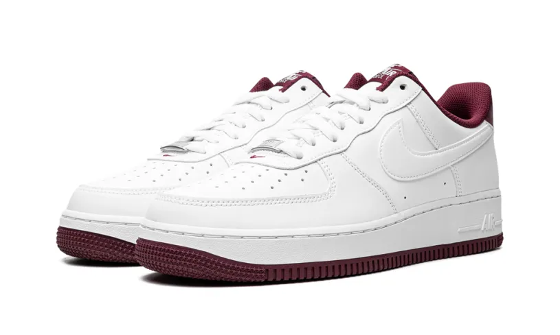 Nike Lifestyle Air Force 1 Low '07 'White   Dark Beetroot' 