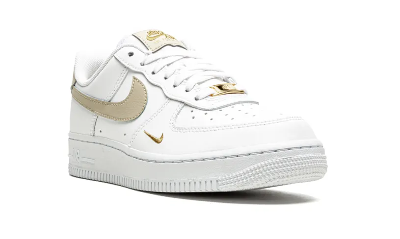 Nike Lifestyle AIR FORCE 1 LO ESSENTIAL MNS WMNS 'Toe Swoosh - White   Rattan' 
