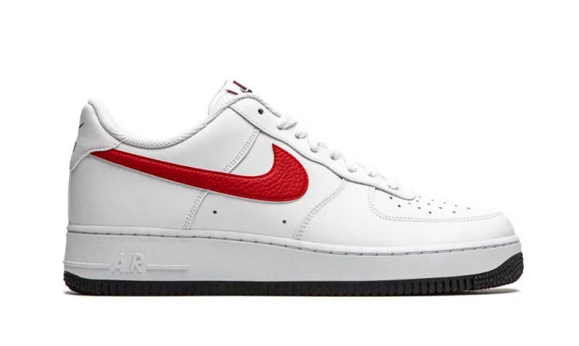 Nike Lifestyle Air Force 1 '07 'Mismatched Swooshes - White   Red   Blue' 